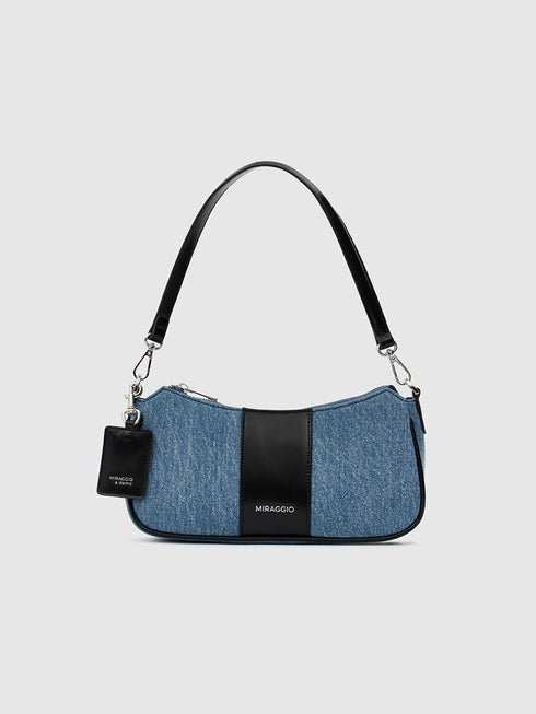 Bella Denim Shoulder Bag